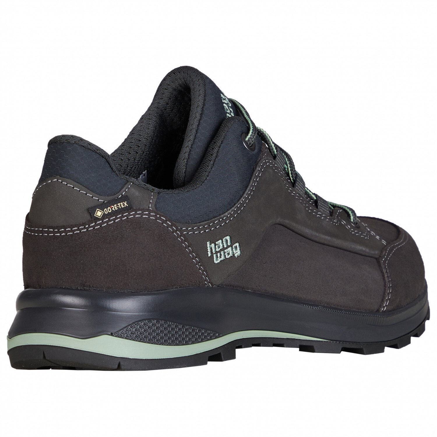 Мультиспортивная обувь Hanwag Banks Low Bunion Lady GTX, цвет Asphalt/Mint — фото 3