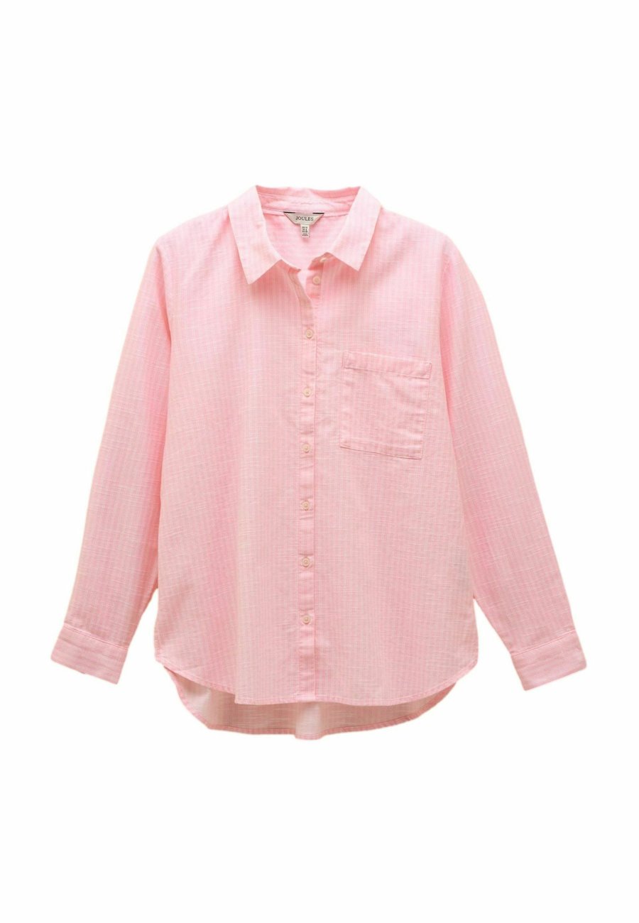 

Блуза Tom Joule Button-down blouse, Pink White/Pink