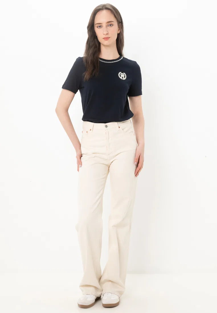 Футболка с V-образным вырезом, Tommy Hilfiger, цвет Desert Sky — фото 4