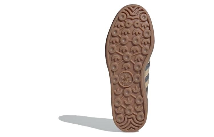 Женские кроссовки для скейтбординга adidas originals Gazelle, Серый/Коричневый — фото 4