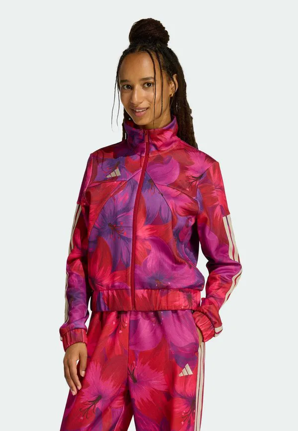 Тренировочная куртка farm tiro Adidas Sportswear, Bahia Magenta/Active Maroon/Crystal Linen