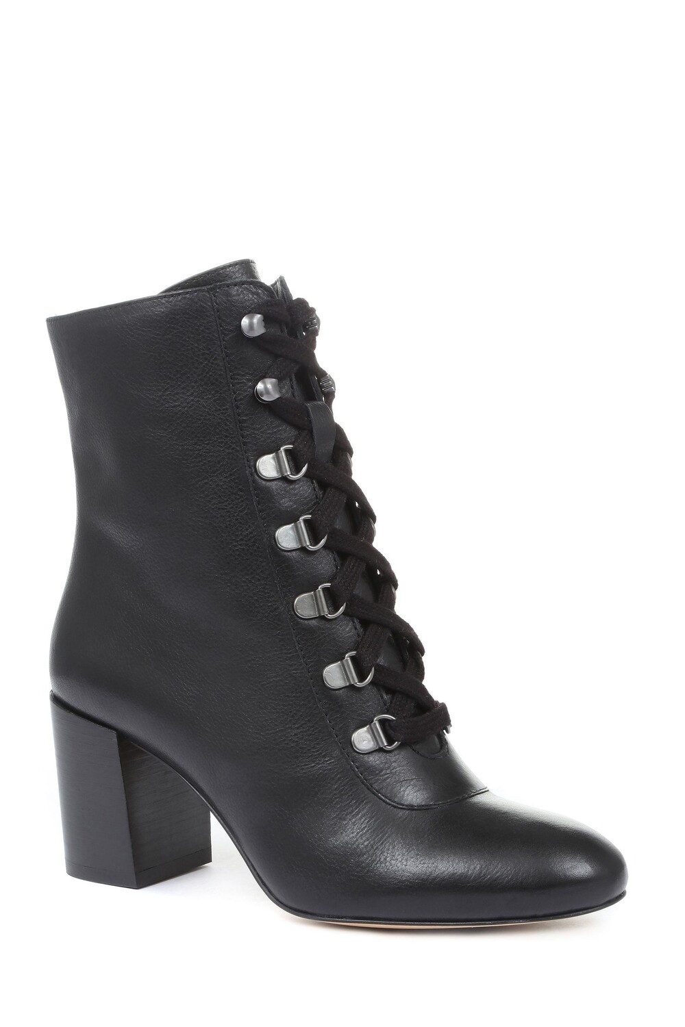 Liana Lace-Up Женские ботильоны на высоком каблуке Jones Bootmaker, черный — фото 3