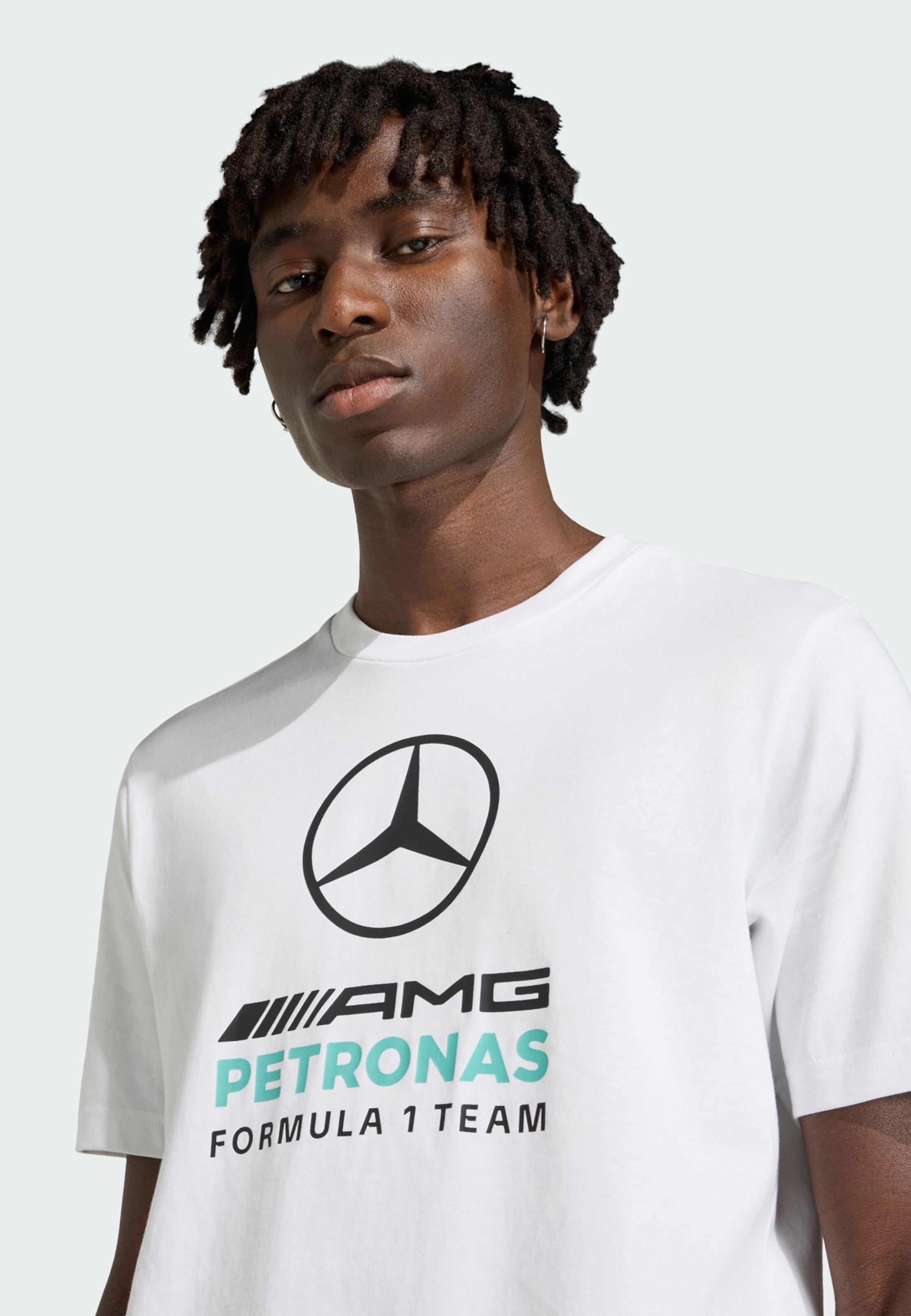 Adidas Performance Футболка Performance 'Mercedes-AMG Petronas Formula 1 Team DNA' белая — фото 4