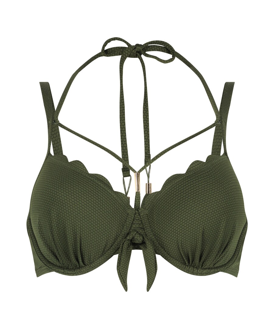 

Верх бикини на косточках Hunkemöller Bikini Top, зеленый