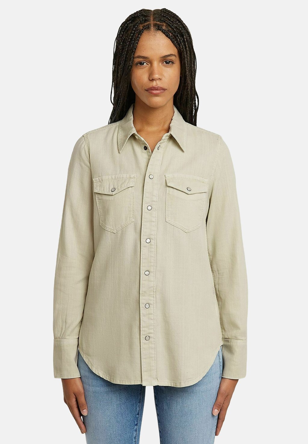 

Блузка на пуговицах WESTERN G-STAR, зеленый