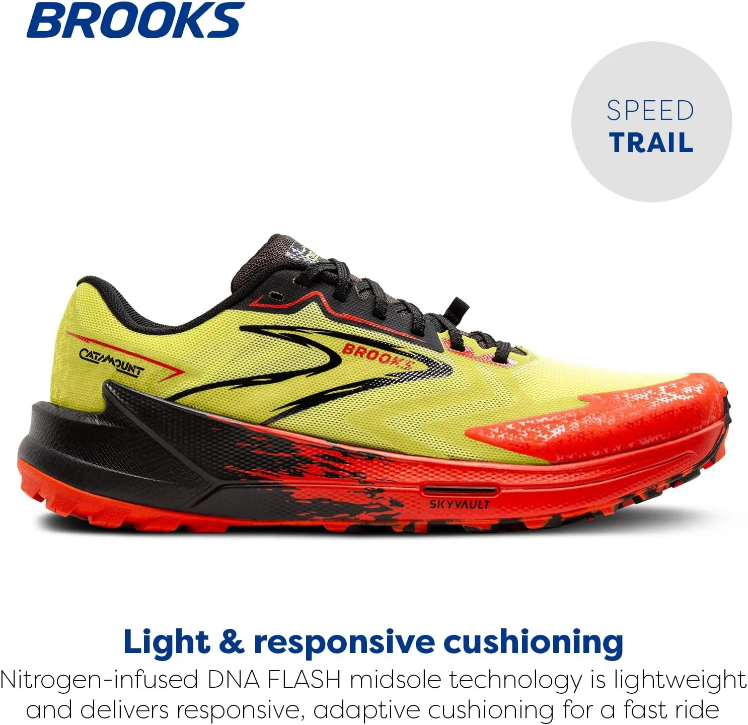 Мужские кроссовки Brooks Catamount 3, черный — фото 2