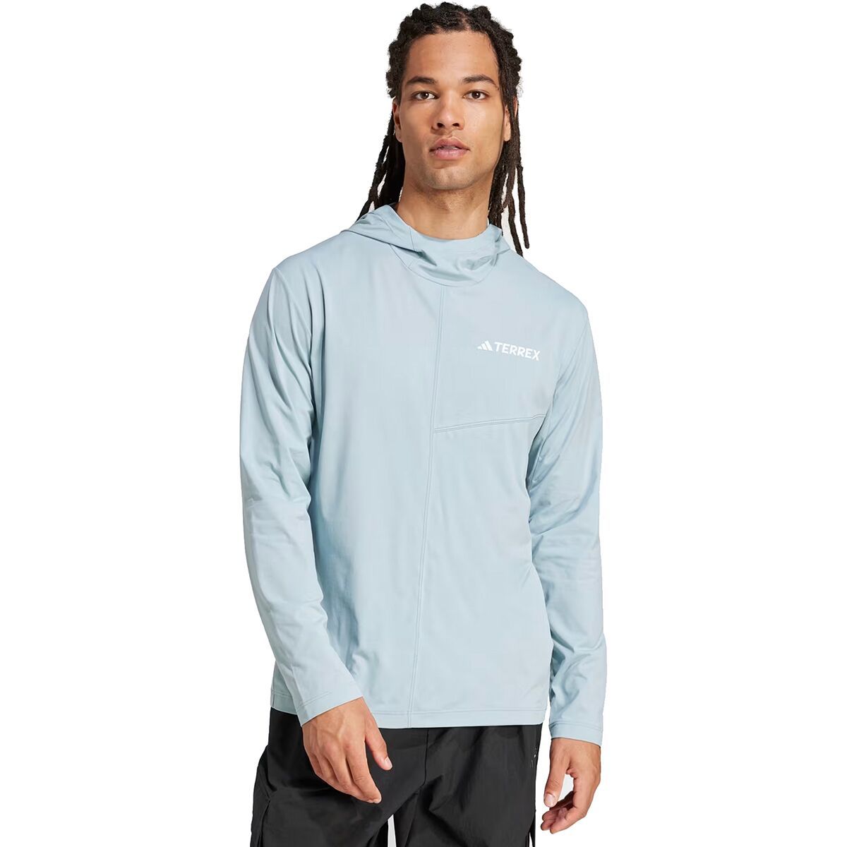 

Многослойная худи с длинным рукавом Adidas Terrex, серый
