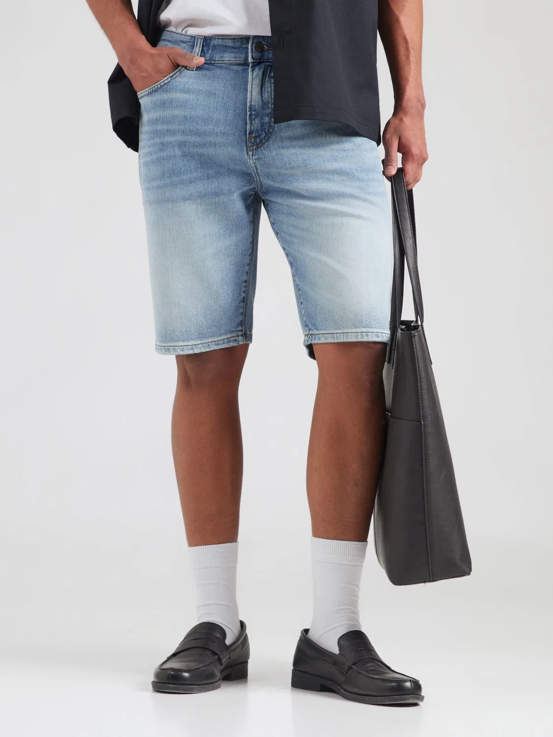 Джинсы Boss Regular Jeans Re.Maine светло-голубого цвета — фото 3