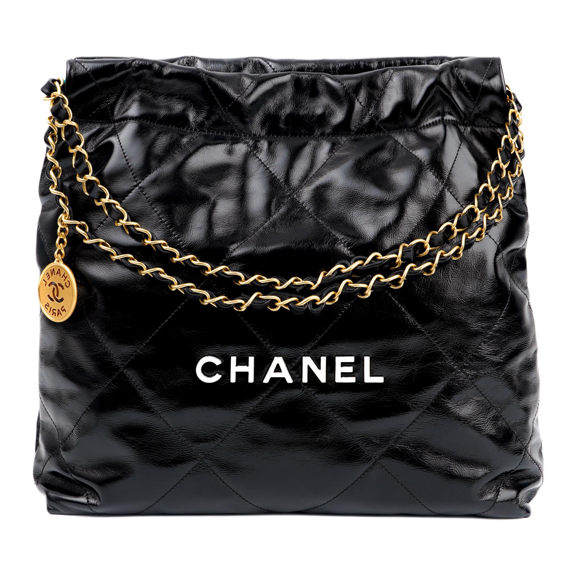 

CHANEL Сумка через плечо из телячьей кожи малая женская черная