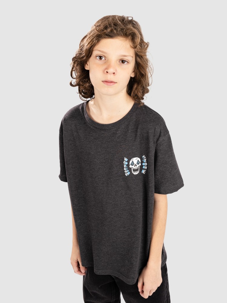 Футболка Volcom Skeltone Kids T-Shirt, heather black — фото 2