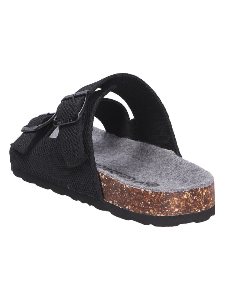 Giesswein Мюли Merino Slides с глубокой стелькой, черного цвета — фото 3