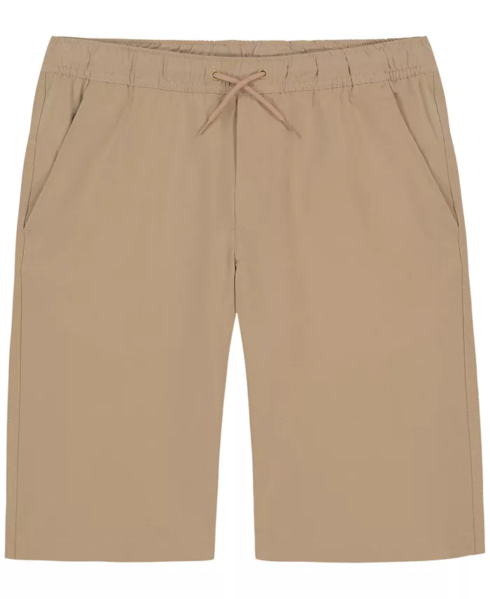 

Укороченные спортивные шорты-джоггеры Big Boys Uniform Husky Lowell Stretch Khaki Nautica, коричневый/бежевый