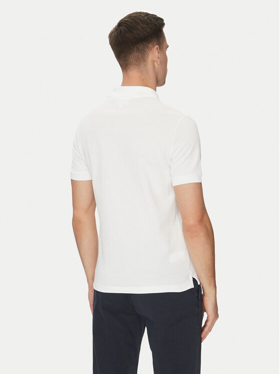 Рубашка поло стандартный крой PH9185 Lacoste, белый — фото 3