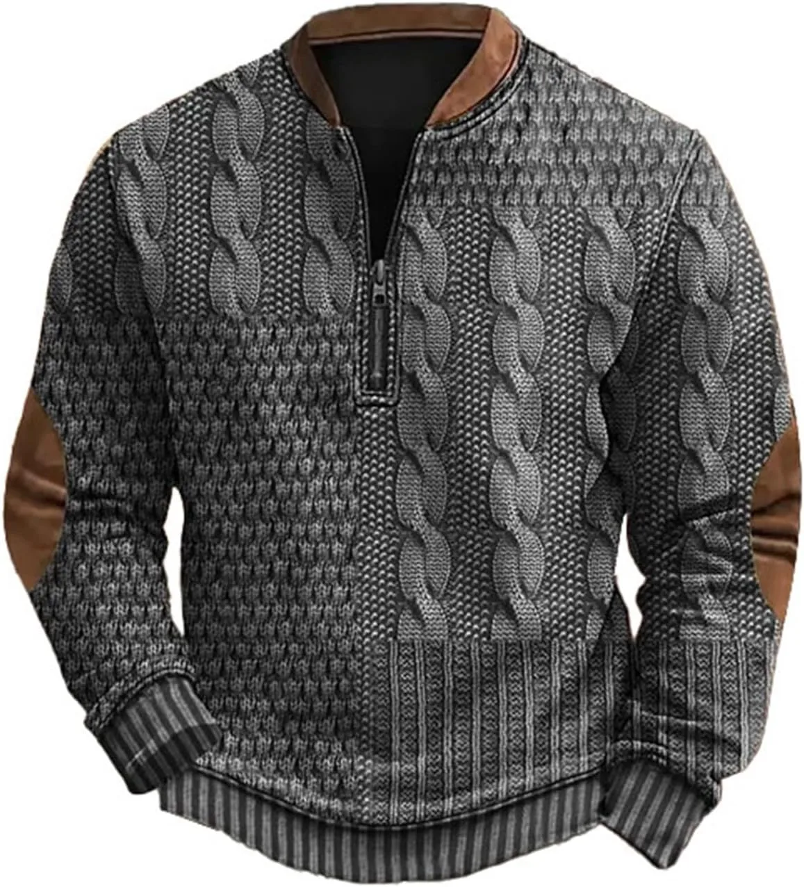 

Куртка-полузип мужская Outdoor легкая с длинным рукавом