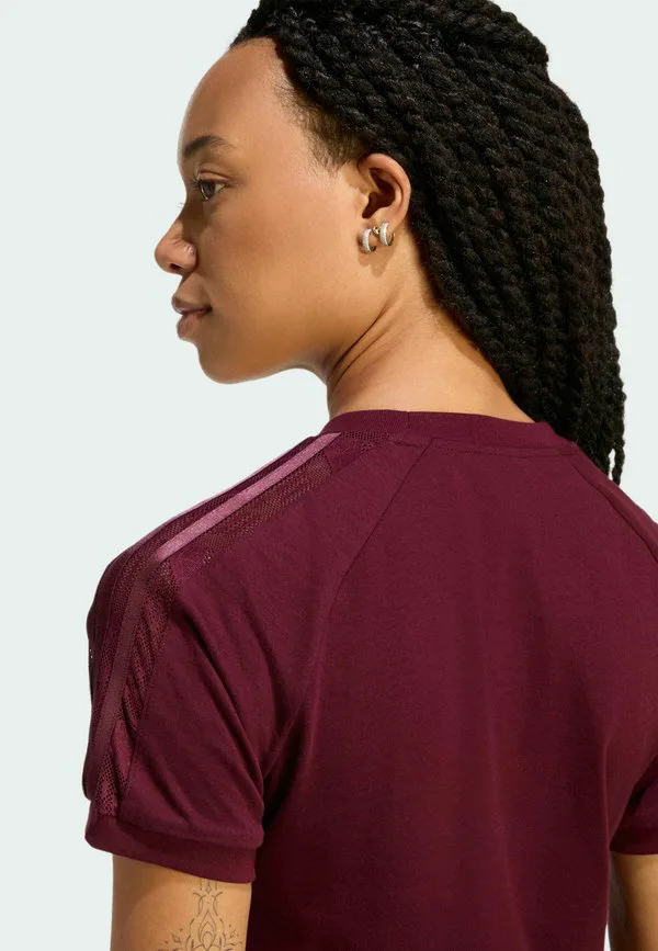 Простая футболка Adidas Originals, Maroon — фото 4