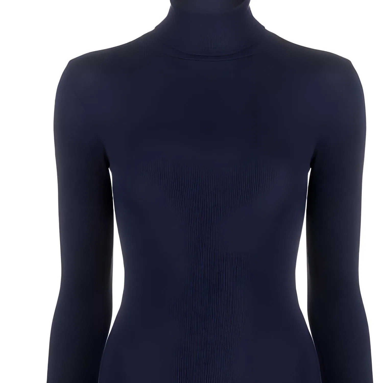 Джемпер-водолазка из смеси лиоцелла и хлопка Polo Ralph Lauren, Marine Blue — фото 3