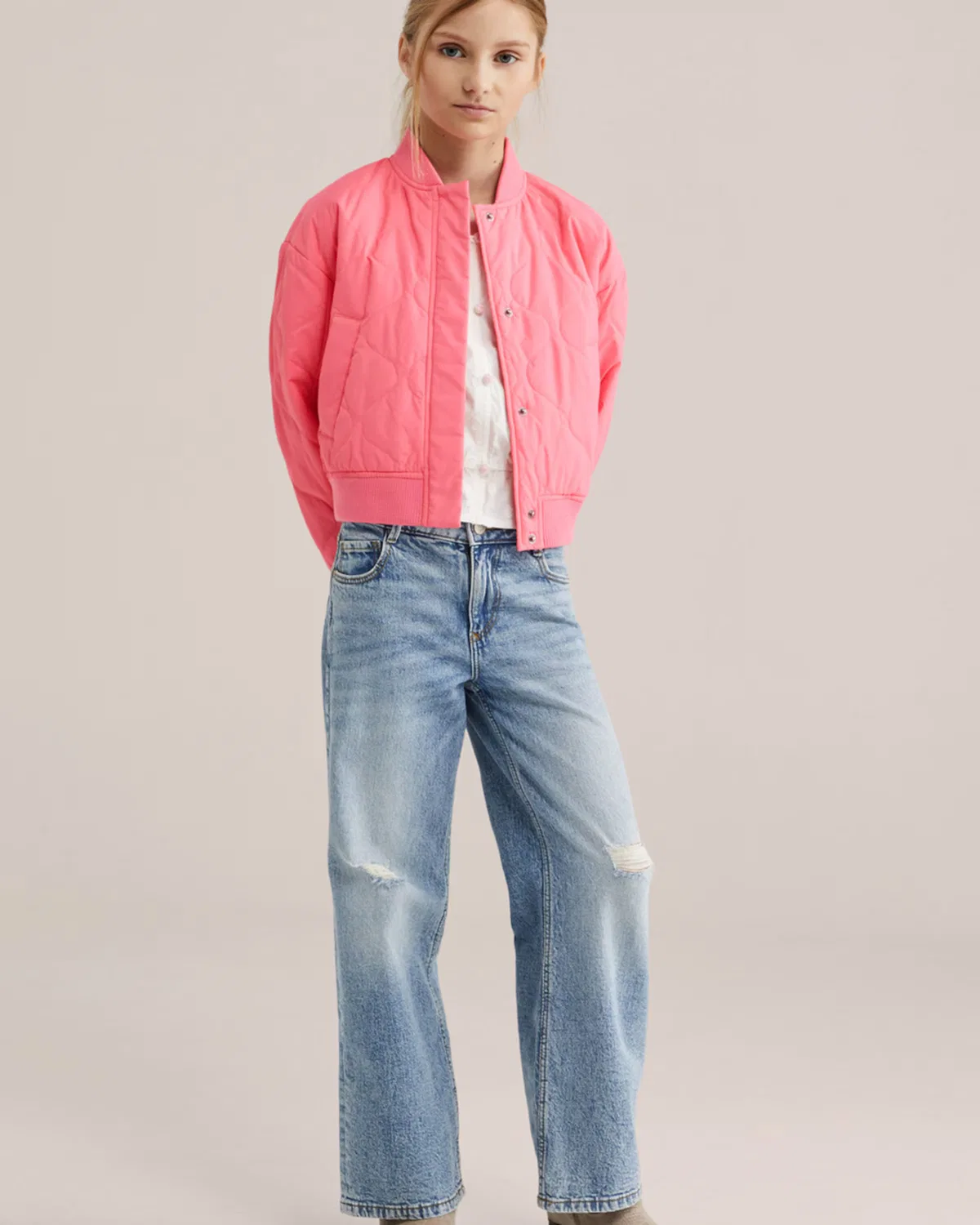 Куртка межсезонья We Fashion, Raspberry — фото 4