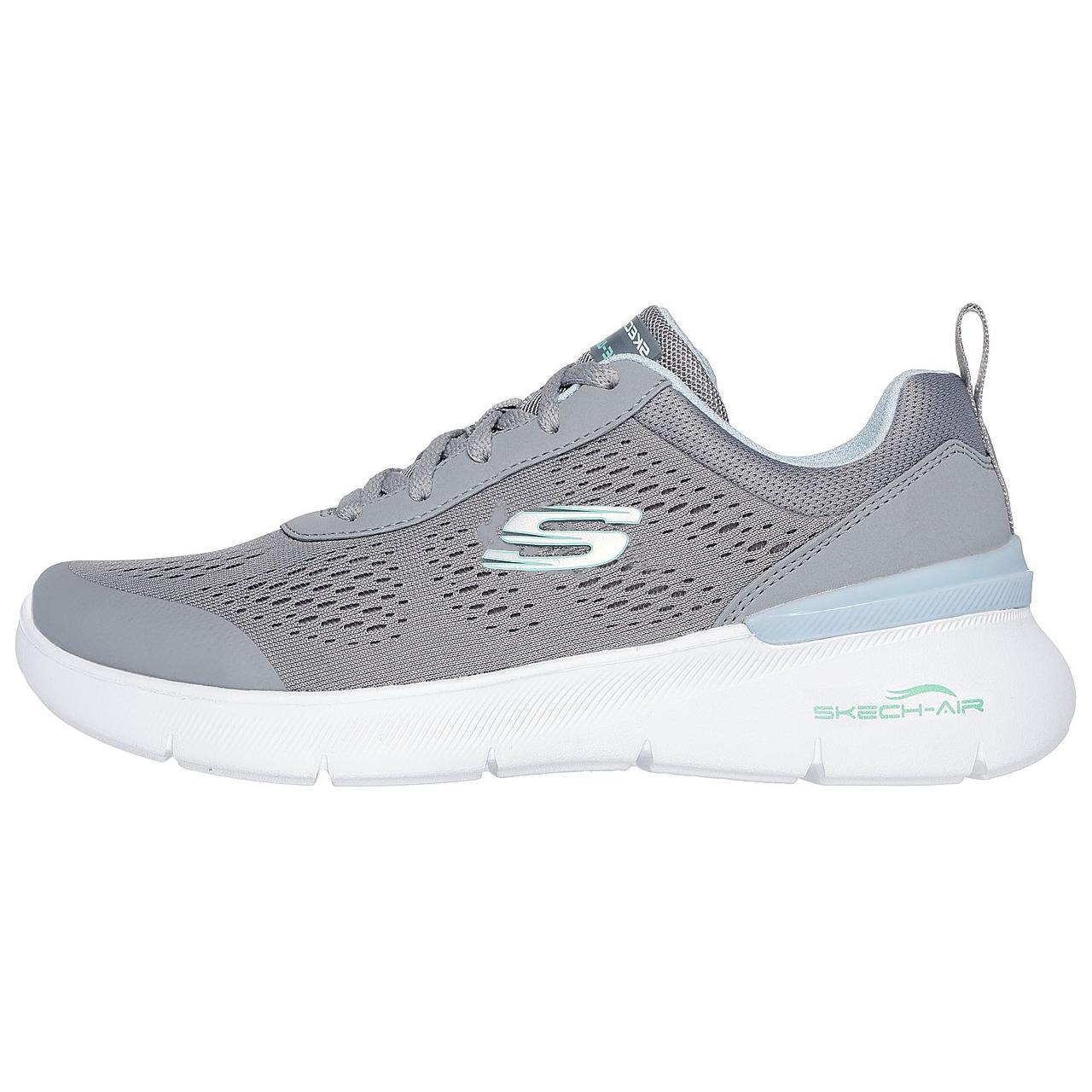 

Кроссовки Lifestyle женские с низким верхом серо-синий Skechers