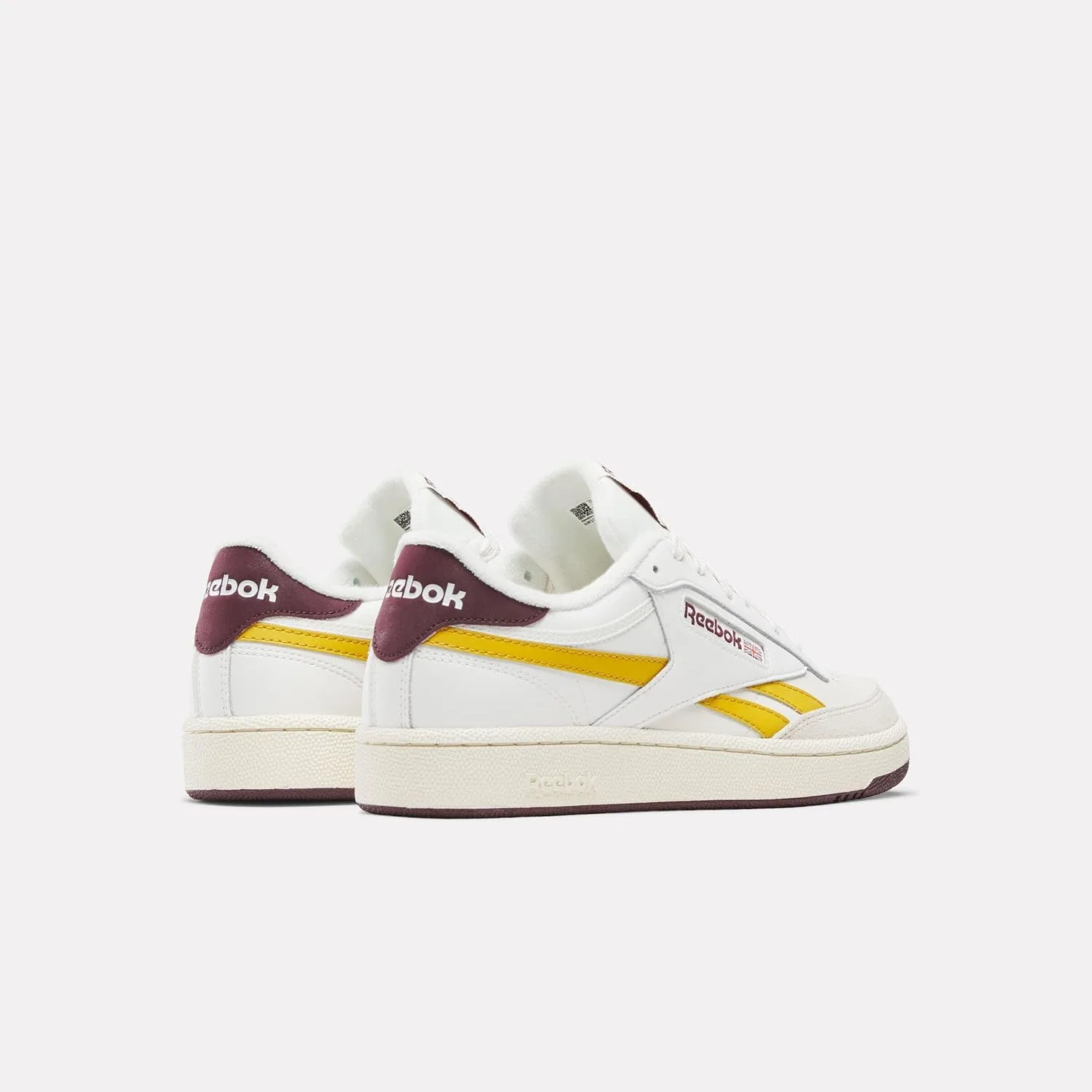 Кроссовки женские Reebok Club C Revenge, цвет Chalk Gritgold Blackcherry — фото 3