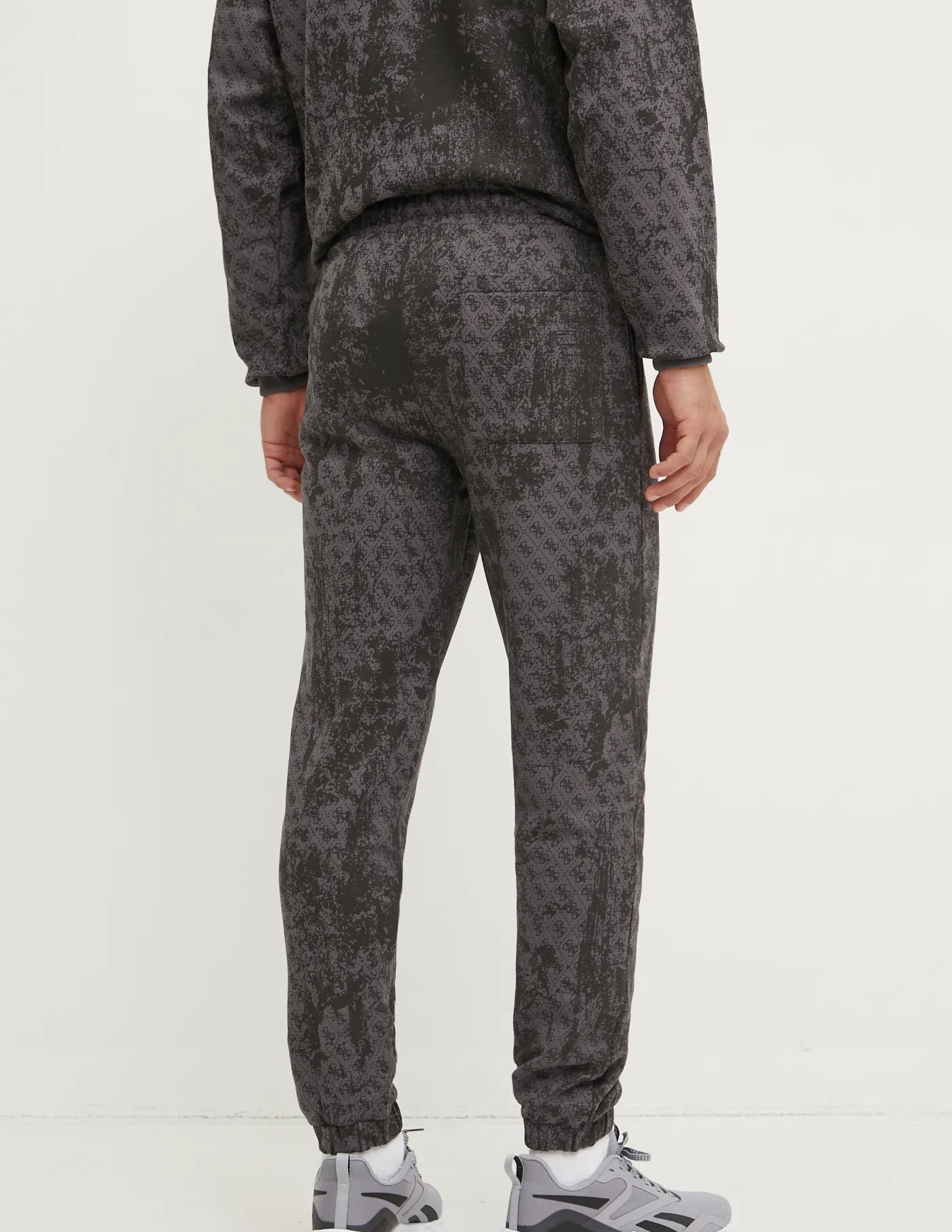 

Хлопковые спортивные штаны GOTAM Guess, черный