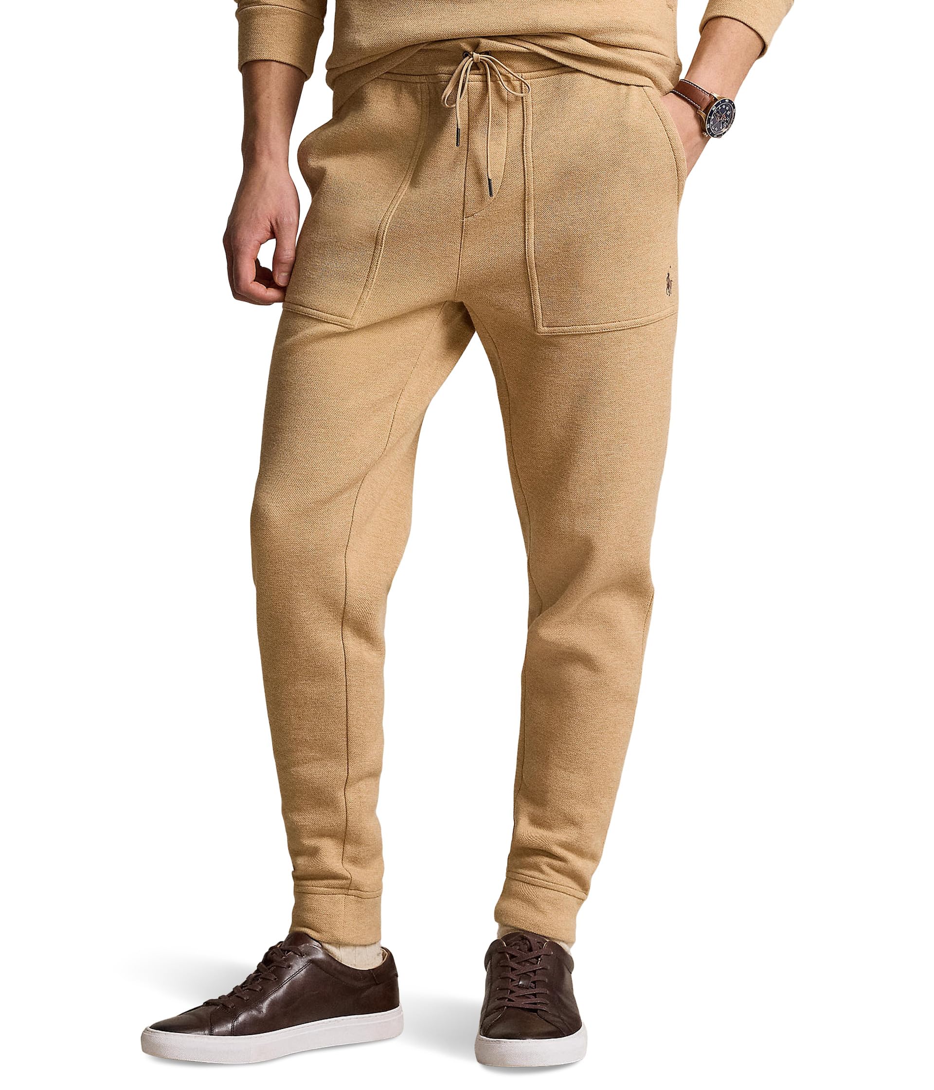 

Брюки Polo Ralph Lauren Double-Knit Mesh Jogger Pants, Classic Camel Heather