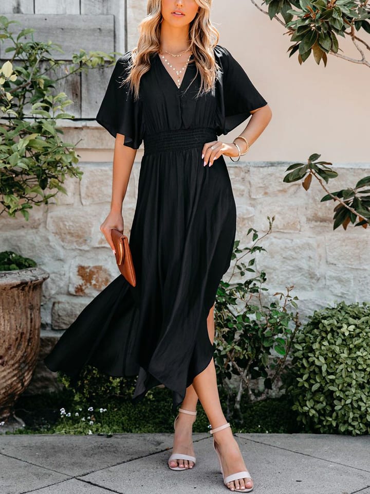 

Длинное платье Milan Kiss, черный