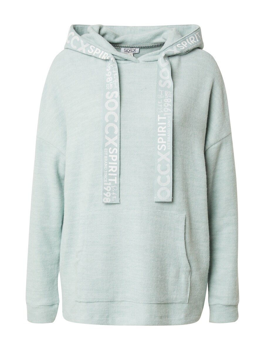 

Толстовка с капюшоном Soccx Sweater Rock the Boat, мятный
