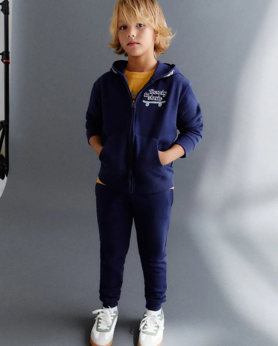 

Детское худи с капюшоном Rules Kids El Corte Inglés, синий