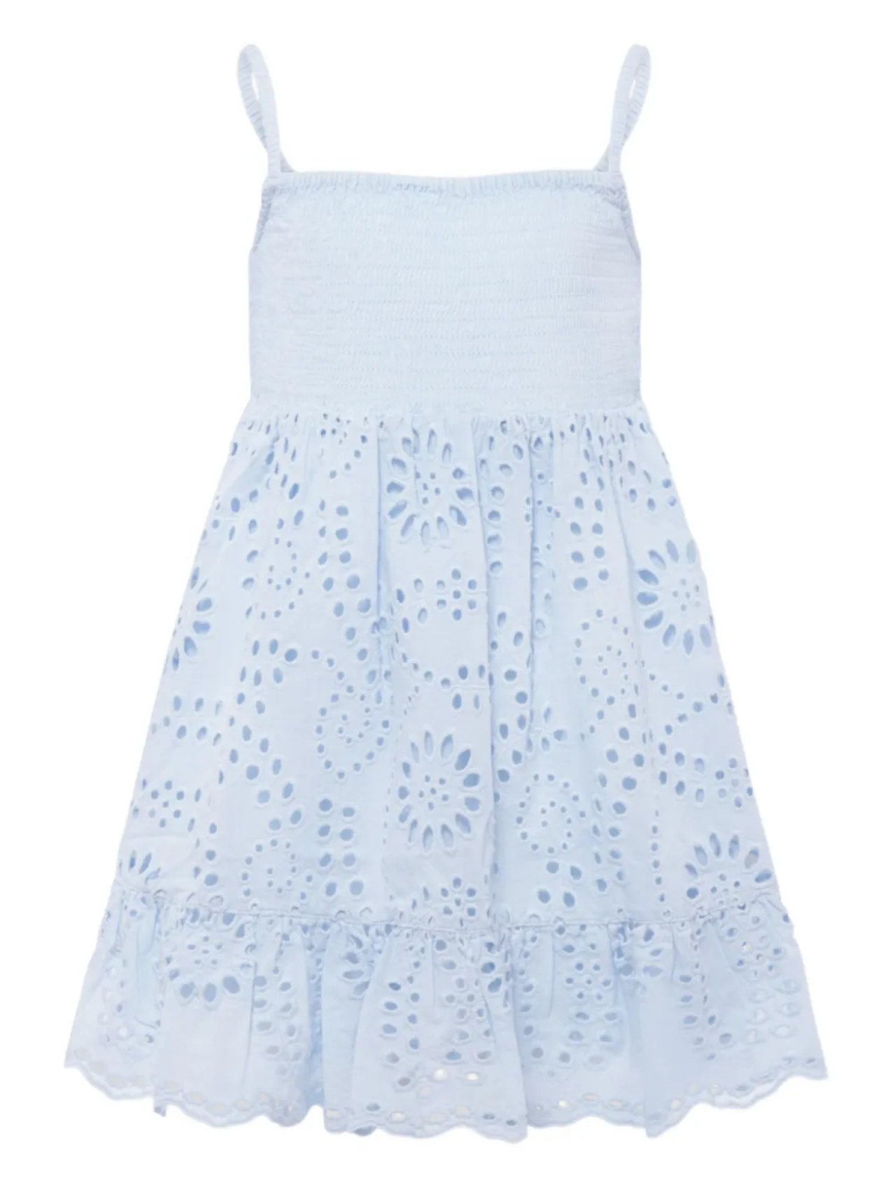 

Платье из хлопка MC2 Saint Barth Kids, синий