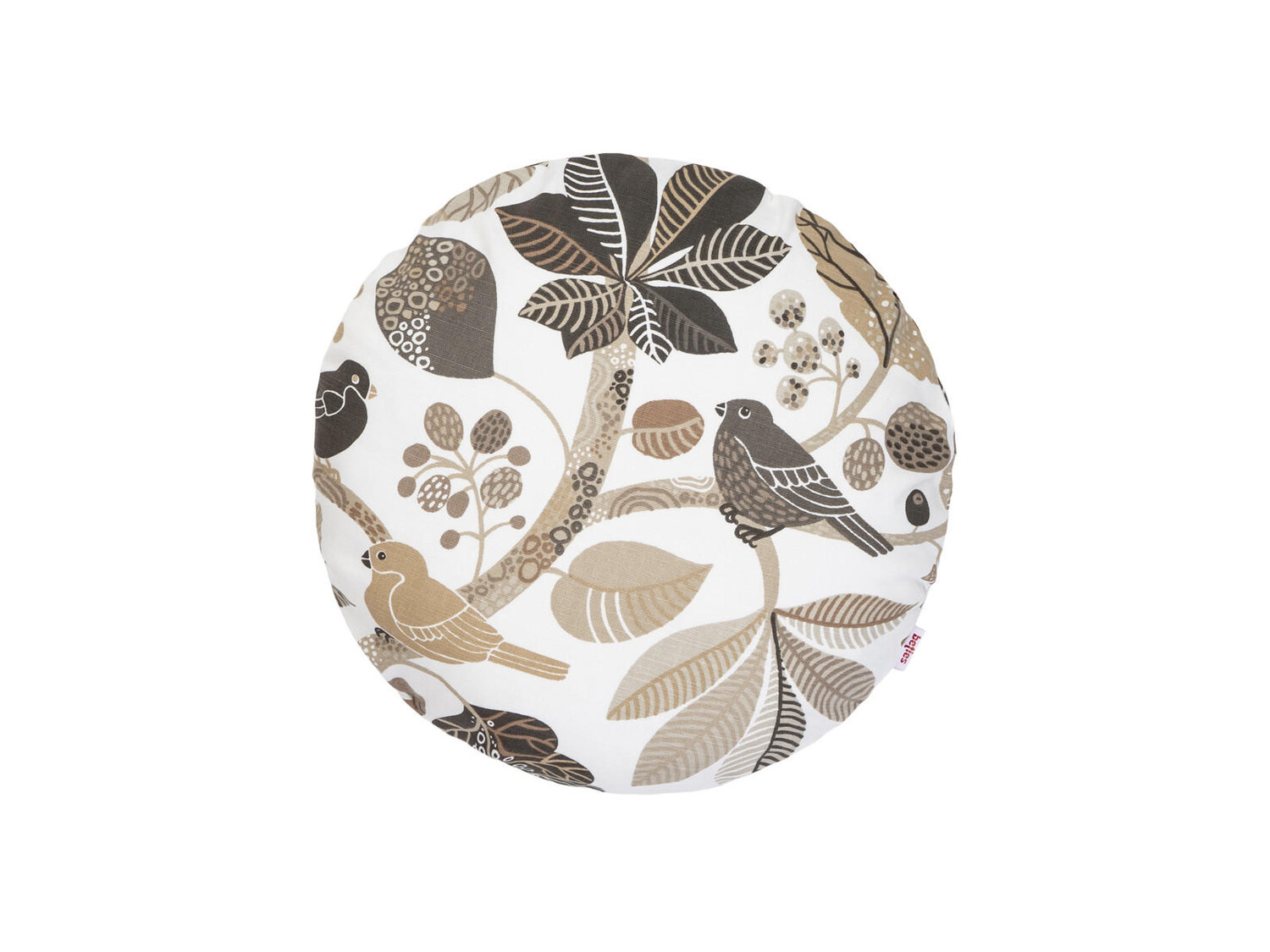 

Чехол на подушку beties Heimtextil, 40x40 см, экрю/серо-коричневый