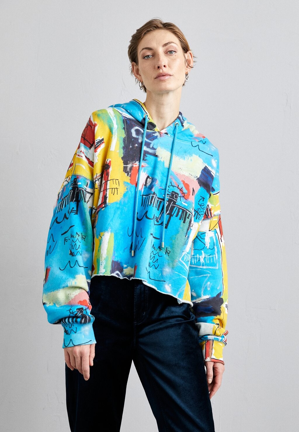 

Толстовка Sunny Boxy Alice + Olivia, синий