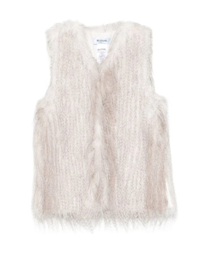 

Жилет без рукавов с V-образным вырезом Blugirl, белый