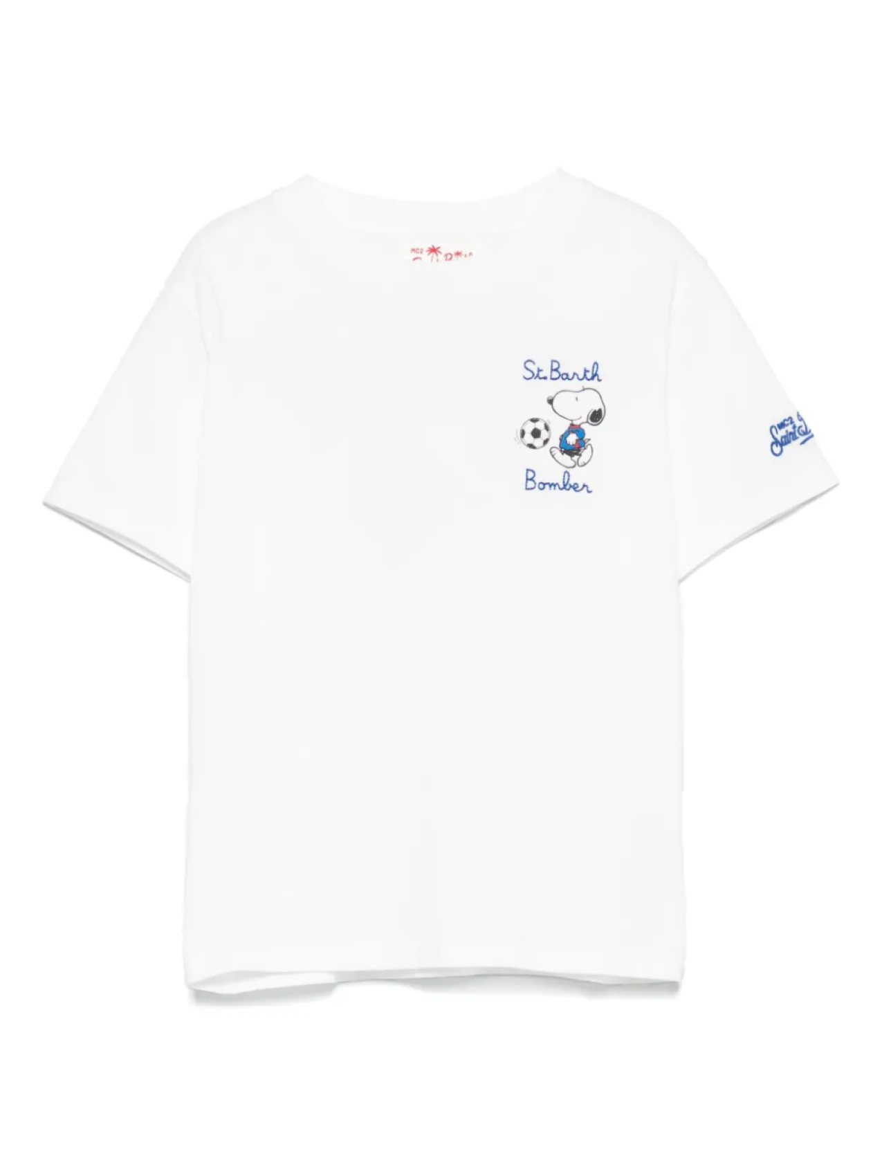 

Футболка Snoopy Soccer Player MC2 Saint Barth Kids, белый