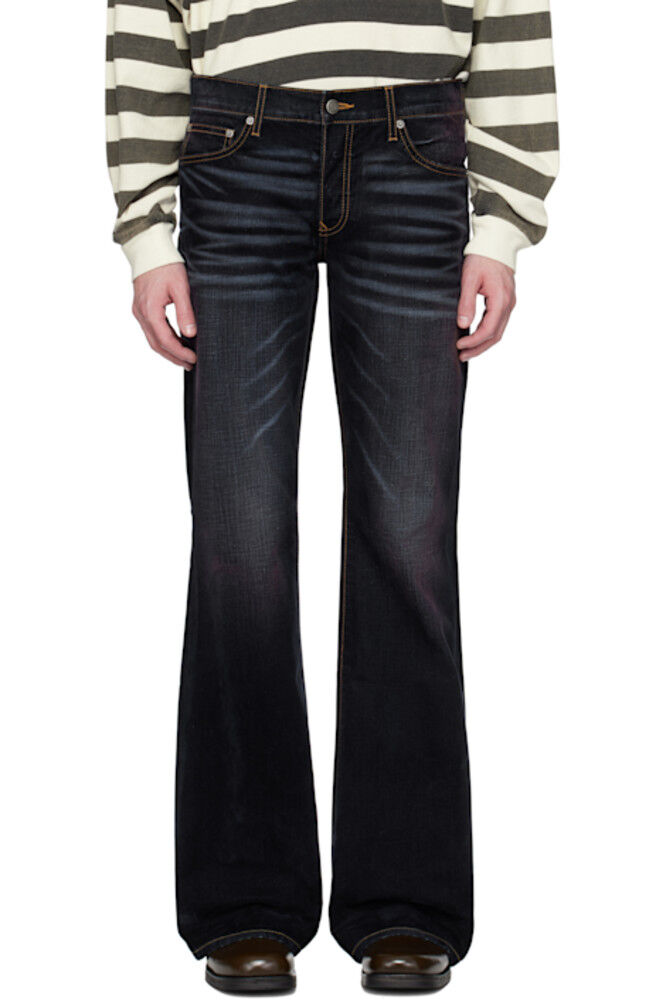 

Темно-синие джинсы Jimmy Stretch Suede Flare COÛT DE LA LIBERTÉ