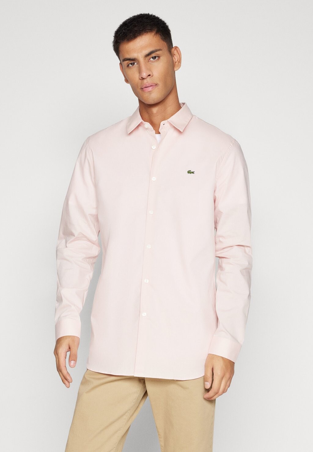

Рубашка Slim Fit Stretch Poplin Shirt Lacoste, цвет nidus