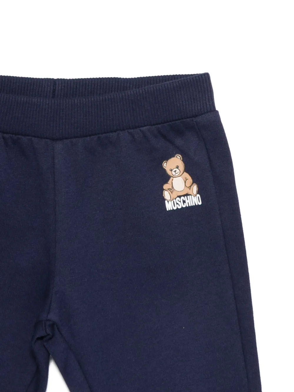 Спортивный костюм с принтом плюшевого мишки Moschino Kids, синий — фото 3