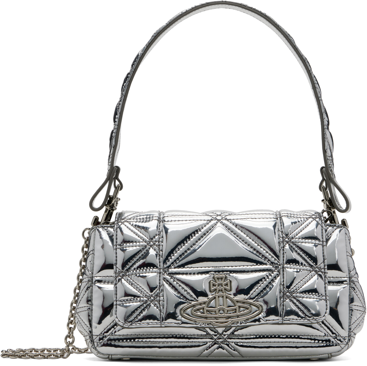 

Сумка орехового цвета средней длины Vivienne Westwood, Silver, Коричневый, Сумка орехового цвета средней длины Vivienne Westwood, Silver