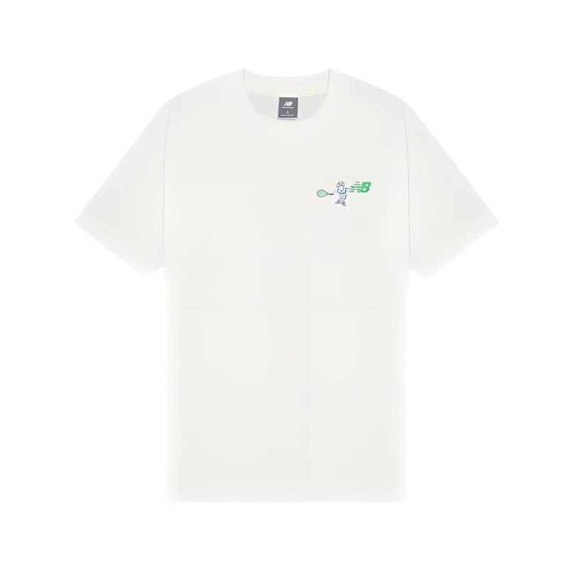 

New Balance Футболка мужская белая, Белый, New Balance Футболка мужская белая