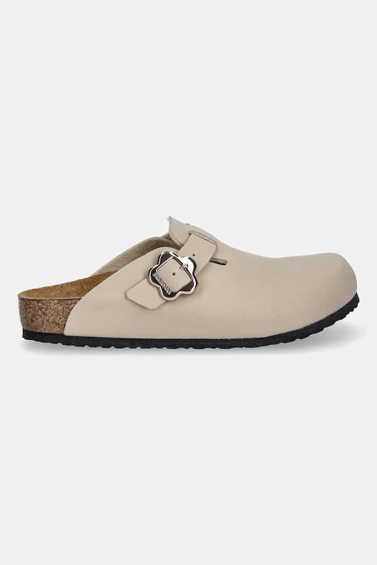 Бостонские детские шлепанцы Birkenstock, бежевый — фото 2