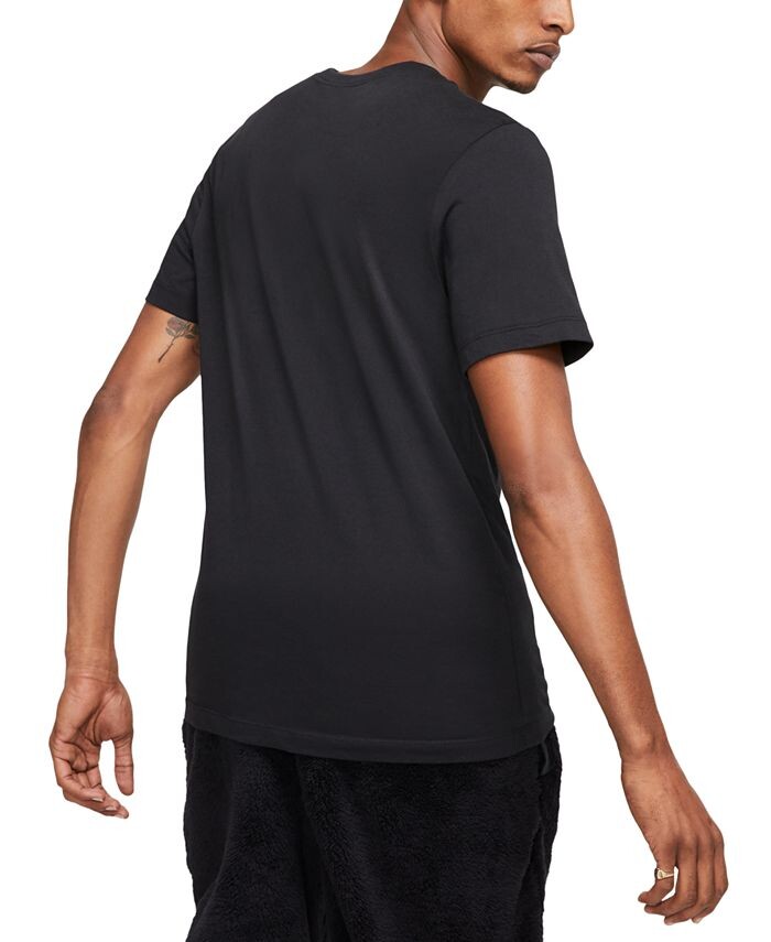 Мужская футболка Sportswear Club Nike, цвет Black/White — фото 4