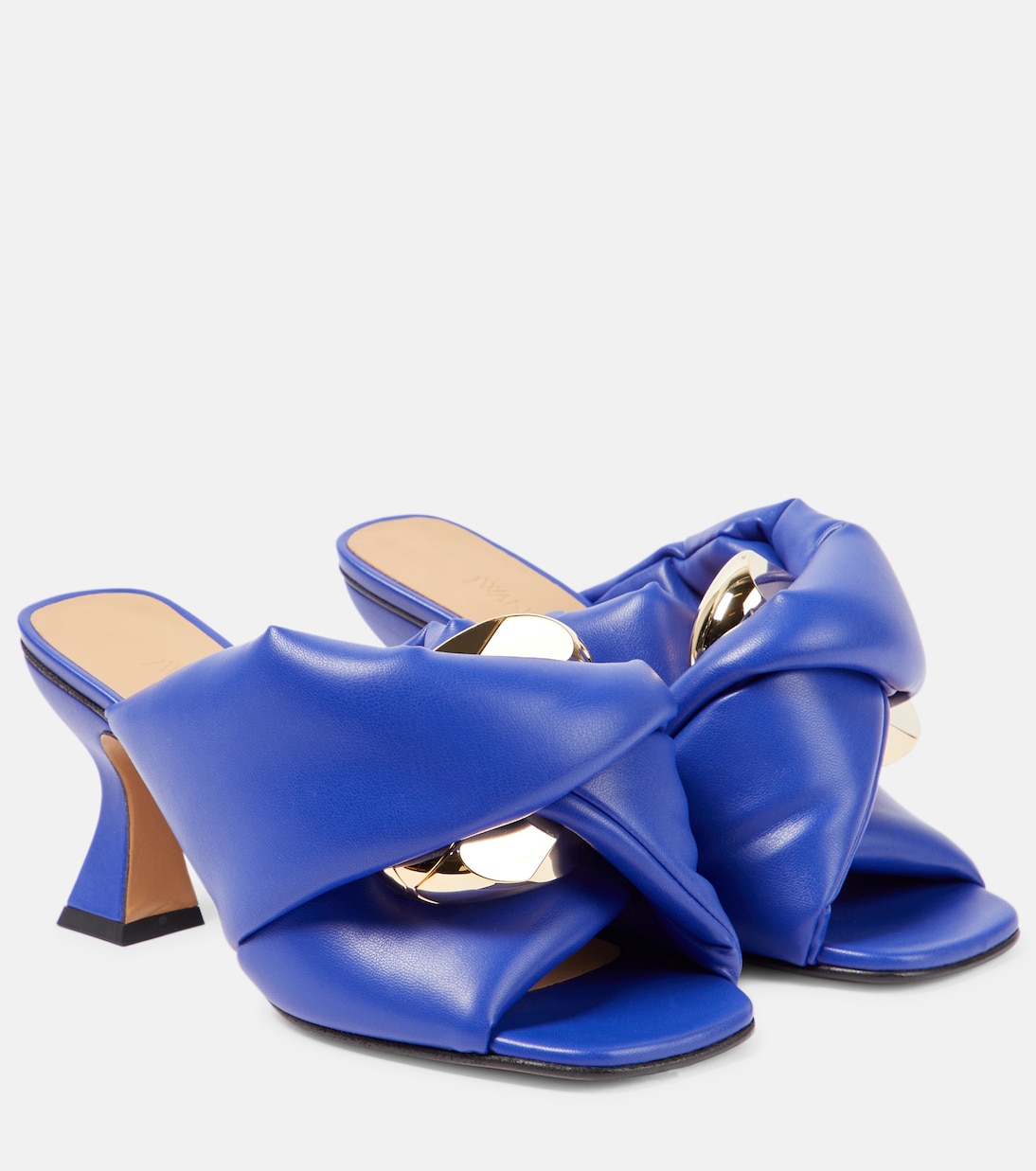 Мюли Chain Twist из искусственной кожи JW Anderson, Cobalt
