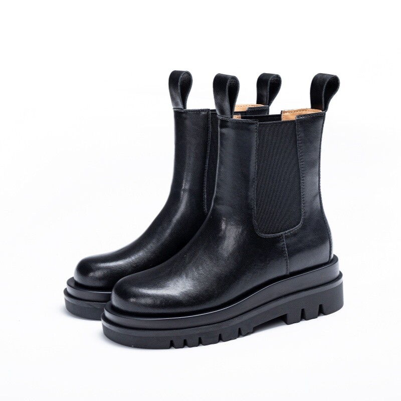 

Ботинки Martin Boot женские Chibang, цвет Black mid-calf with fleece lining