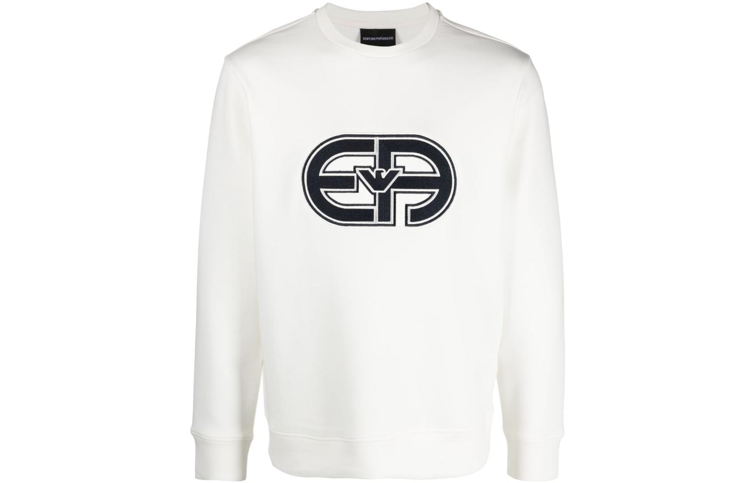 

Свитшот мужской белый EMPORIO ARMANI