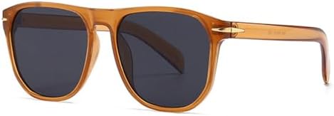 

Модные солнцезащитные очки для женщин, градиентные оттенки, защита от УФ-излучения UV400; мужские солнцезащитные очки в стиле ретро с декоративными заклепками MTZJH, Tea Grey