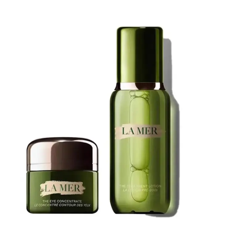 LA MER HAILANZHIMI 2024 рождественский лимитированный набор Miracle Cloud Cream для ухода за кожей успокаивающий увлажняющий 5мл+5мл+60мл+150мл — фото 3