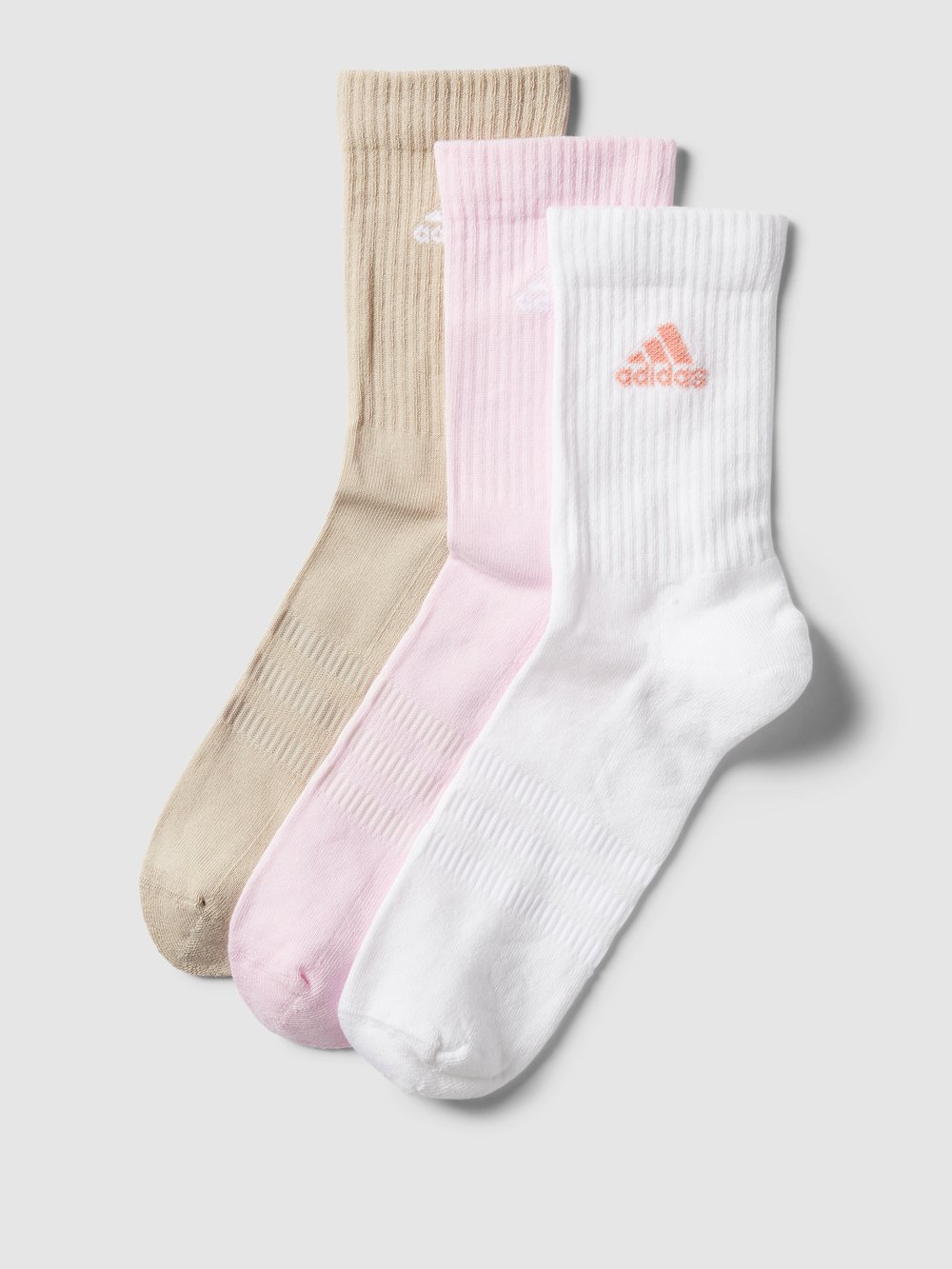 

Носки с этикеткой в ​​упаковке по 3 шт ADIDAS SPORTSWEAR, розовый