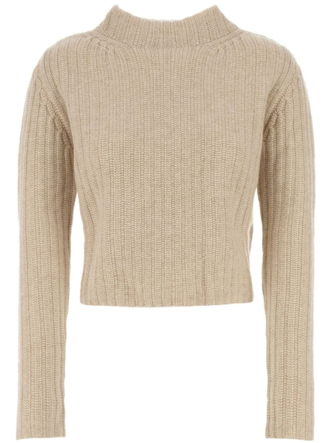 

Джемпер Max Mara с косичной вязкой, серый