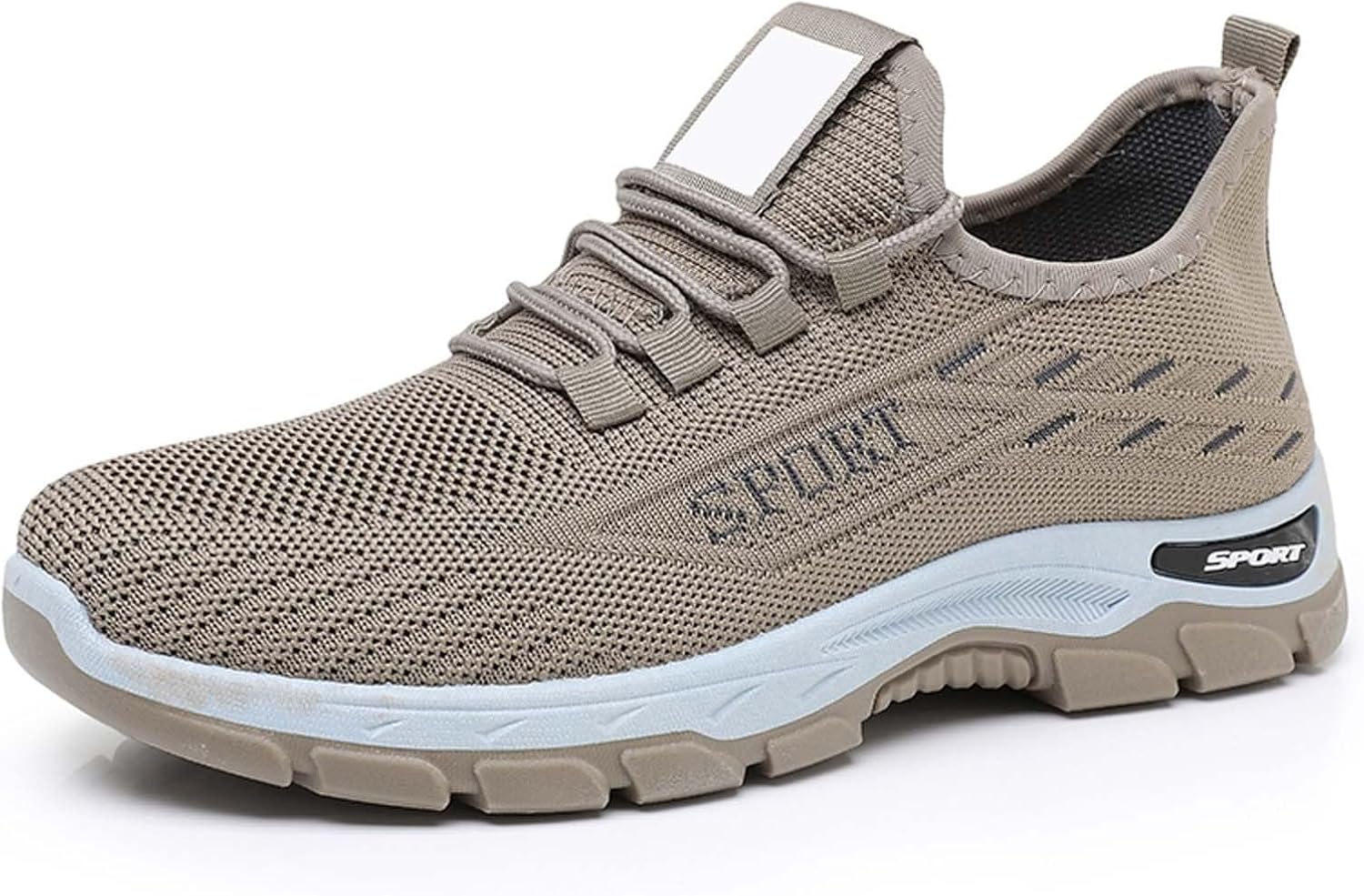 

Мужские модные однотонные тканевые повседневные спортивные кроссовки, дышащие, нескользящие, мужские низкие кроссовки Air 1 Generic, хаки