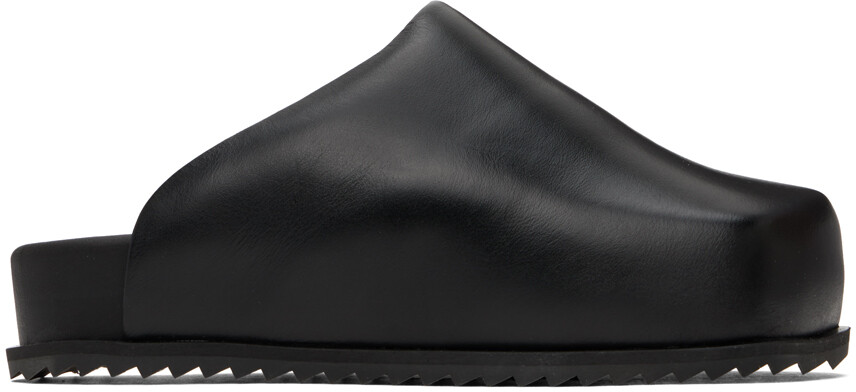 Черные туфли-лоферы Truck Slide Slip-On YUME YUME, Black leather