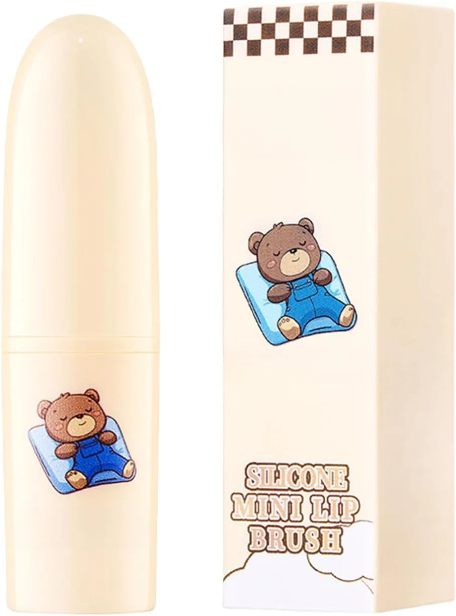 Кисть для губ ZEPFJHE силиконовая многофункциональная Bear hugs sweet drea — фото 3